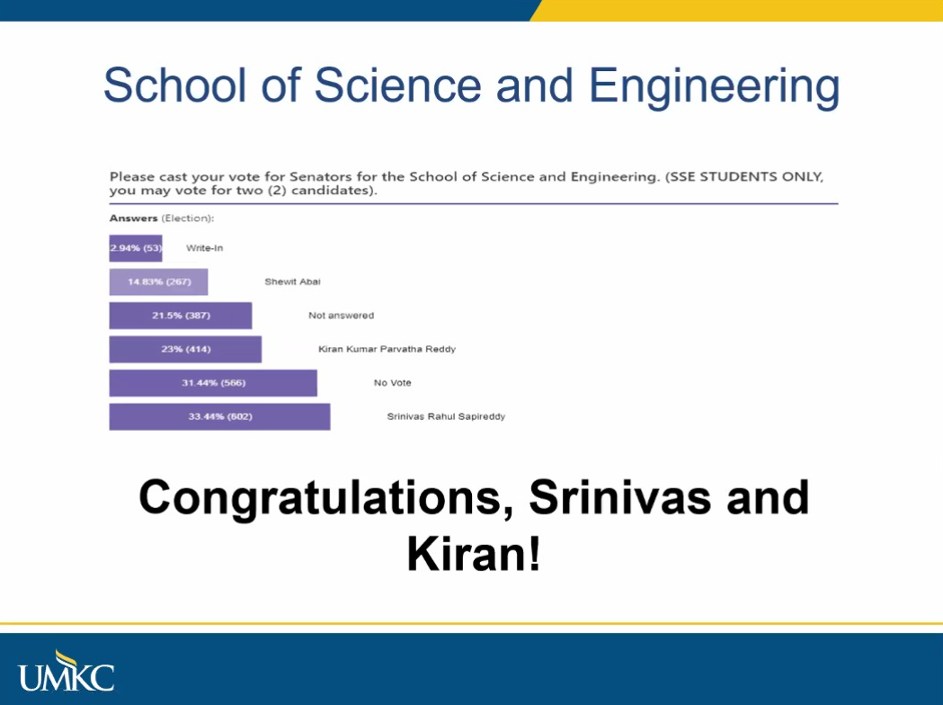SGA Senator Re-election
